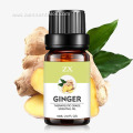 Natural cold pressed ginger essential oil for hair